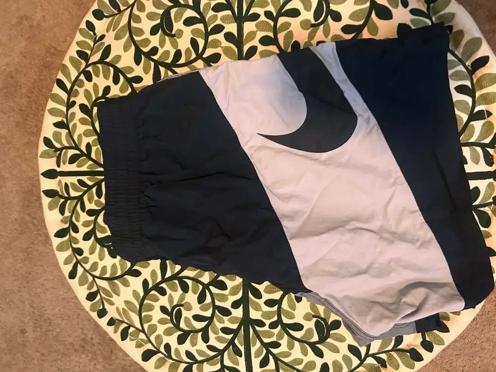 Nike Men's Multi Logo Vortex Volley Swim Shorts Black Grey